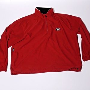 UGA Ashworth 1/4 Zip Pullover Golf Jacket Men Sz M